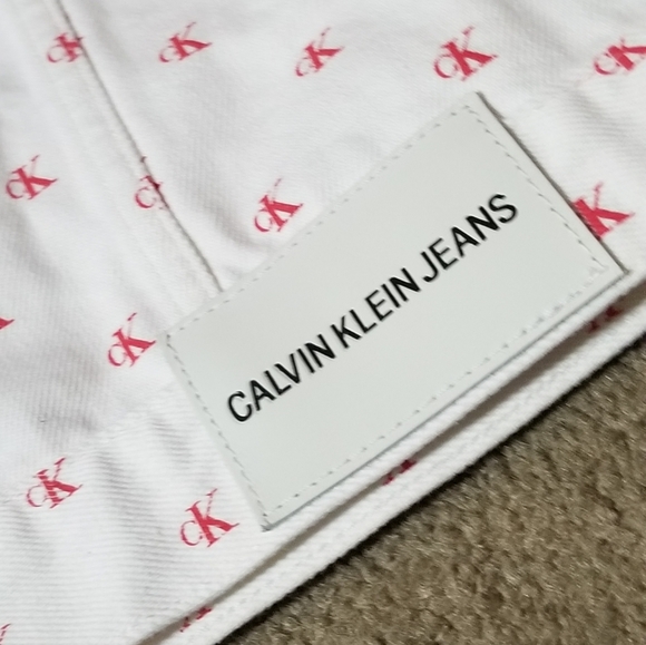 SOLD-CALVIN KLEIN Denim Jean Jacket-XL - Picture 3 of 5